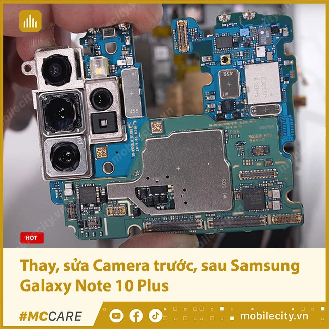 Thay, sửa Camera trước, sau Samsung Galaxy Note 10 Plus