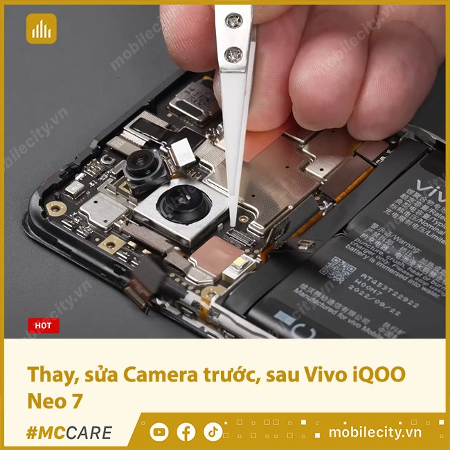 Thay Camera cho Vivo iQOO Neo 7