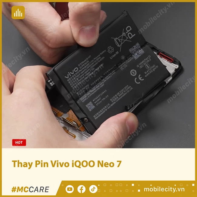 Thay Pin cho Vivo iQOO Neo 7
