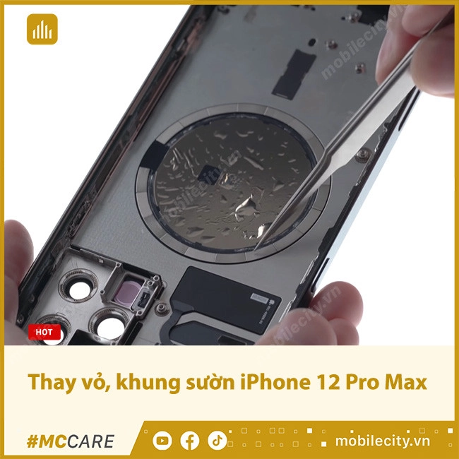 Thay vỏ cho iPhone 12 Pro Max