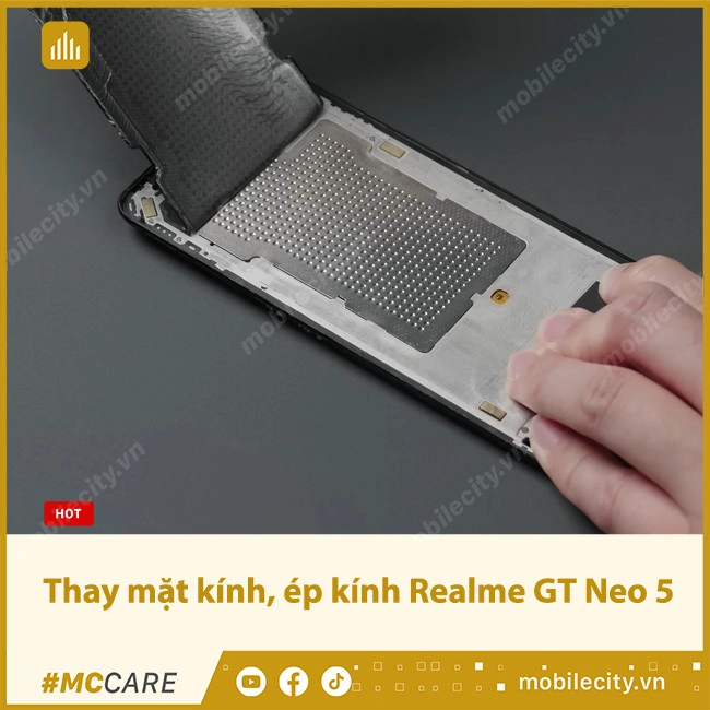 Thay mặt kính, ép kính Realme GT Neo 5