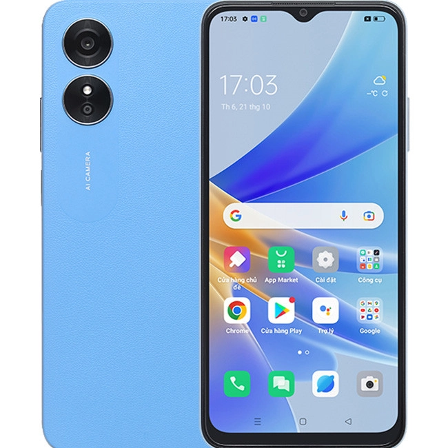 OPPO A17 (Chính hãng - Pin 5000mAh, IPX4) giá bán siêu rẻ