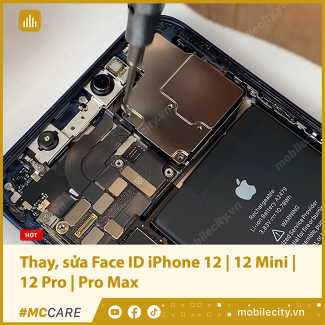 Sửa Face ID iPhone 12 | 12 Mini | 12 Pro | Pro Max