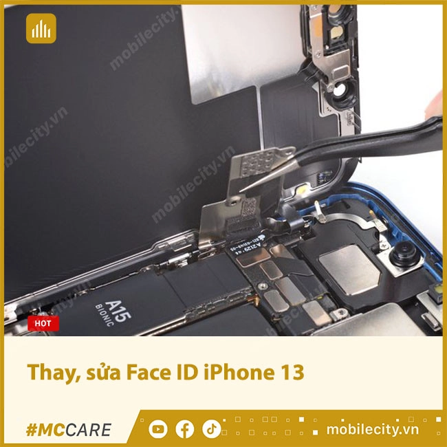 Thay, sửa Face ID iPhone 13