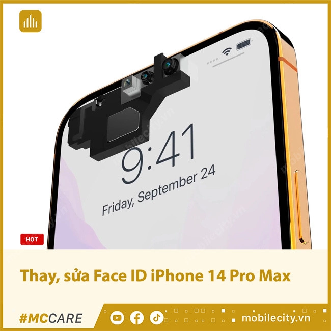 Thay, sửa Face ID iPhone 14 Pro Max