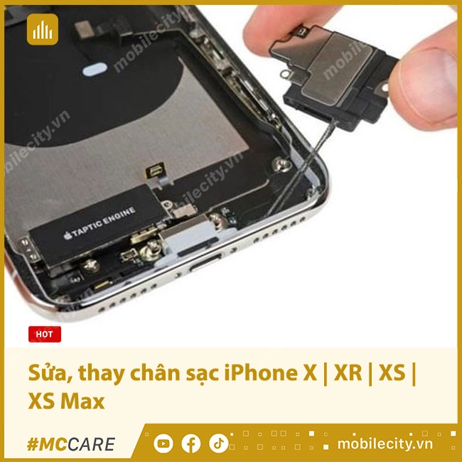 Thay chân sạc iPhone X | XR | XS | XS Max