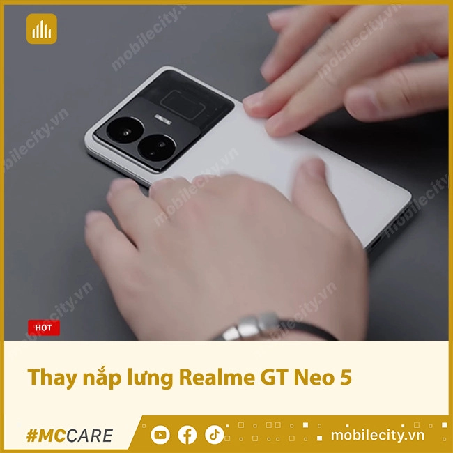 Thay nắp lưng Realme GT Neo 5