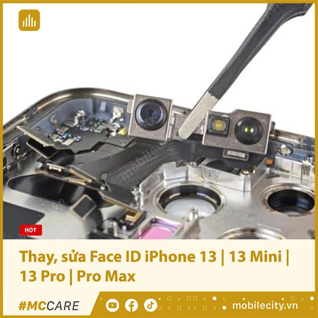 Thay, sửa Face ID iPhone 13 | 13 Mini | 13 Pro | Pro Max