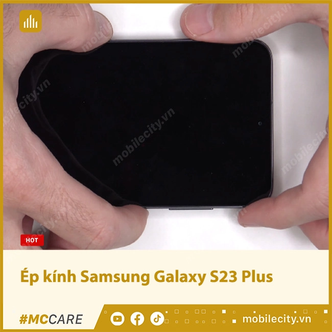 Thay mặt kính, ép kính Samsung Galaxy S23 Plus