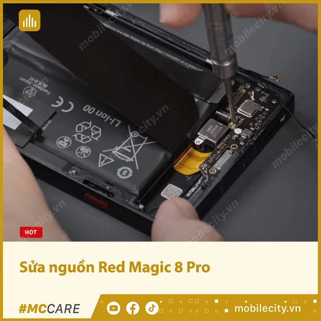 Sửa nguồn Red Magic 8 Pro