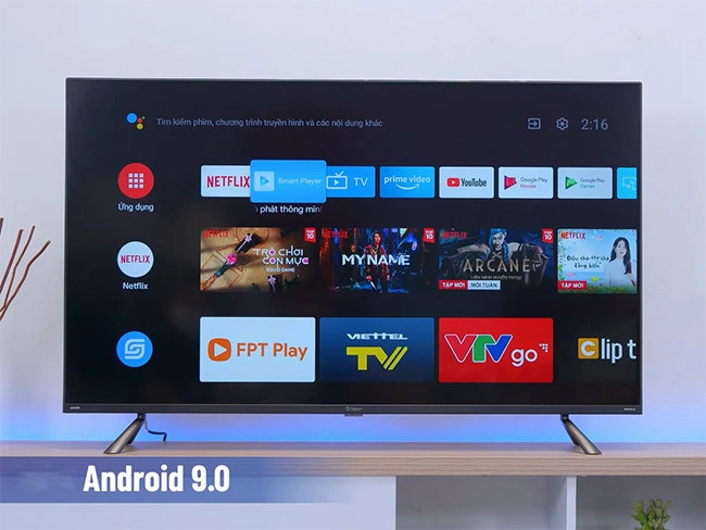 Tivi Casper 50 inch chạy Android TV 9.0