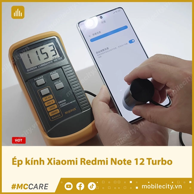 Thay mặt kính, ép kính Xiaomi Redmi Note 12 Turbo