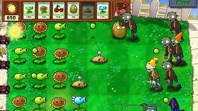 Lối chơi của Plant vs Zombies