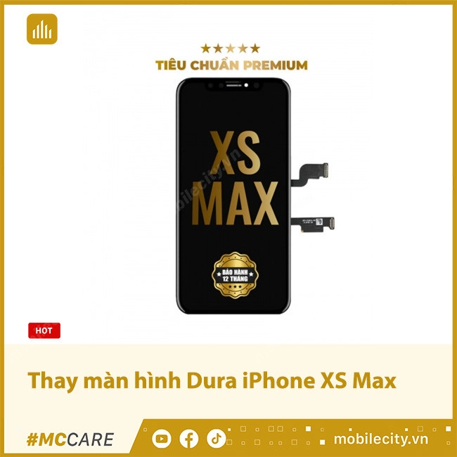 Thay màn hình Dura iPhone XS Max - Chính hãng