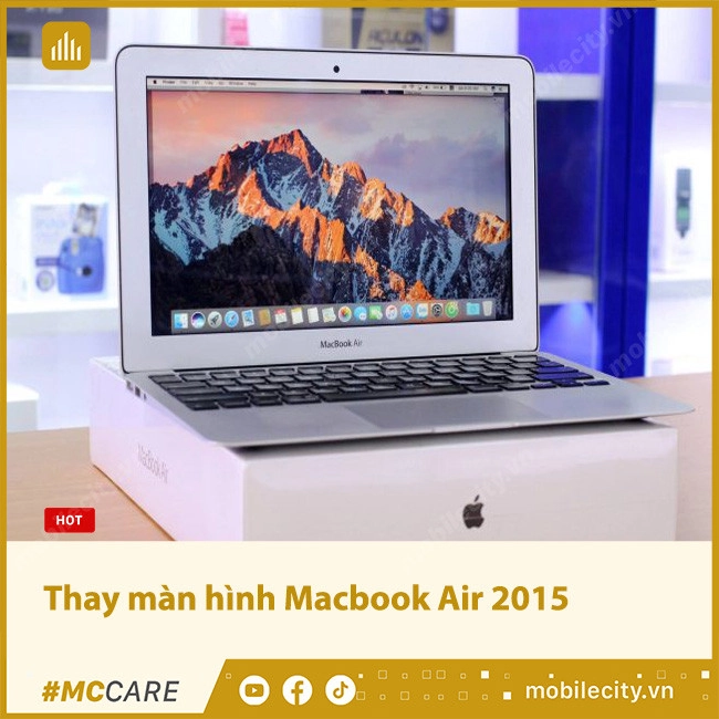 Thay màn hình Macbook Air 2015