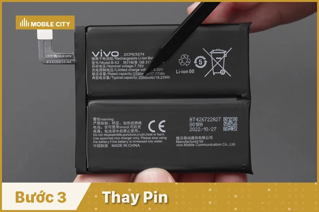 Thay Pin cho điện thoại Vivo