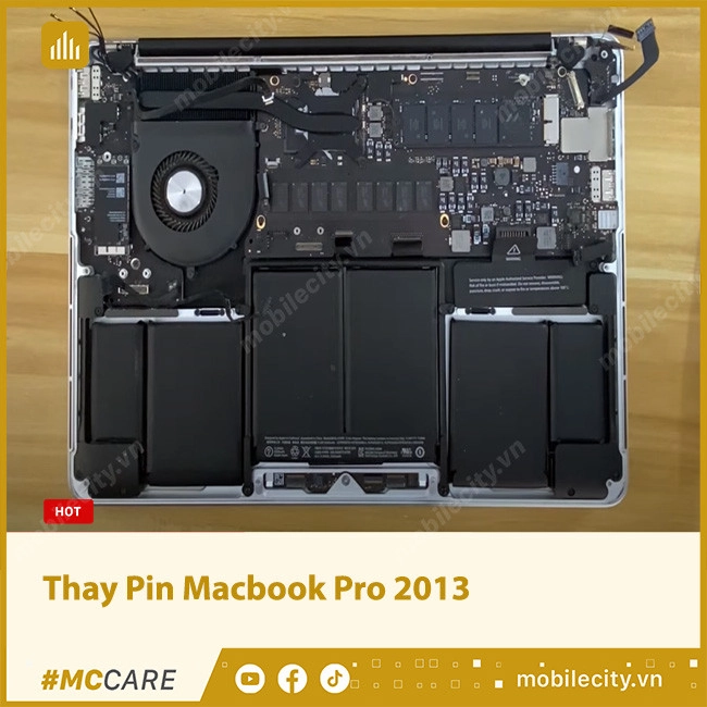 Thay Pin Macbook Pro 2013