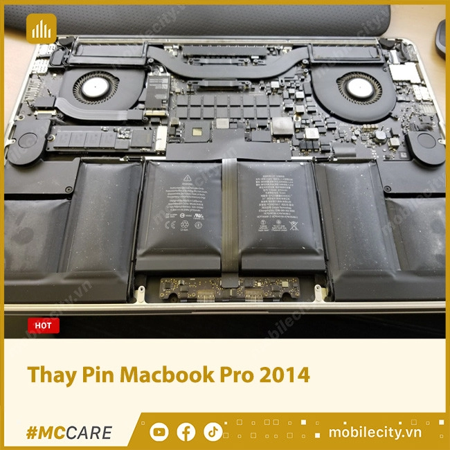 Thay Pin Macbook Pro 2014