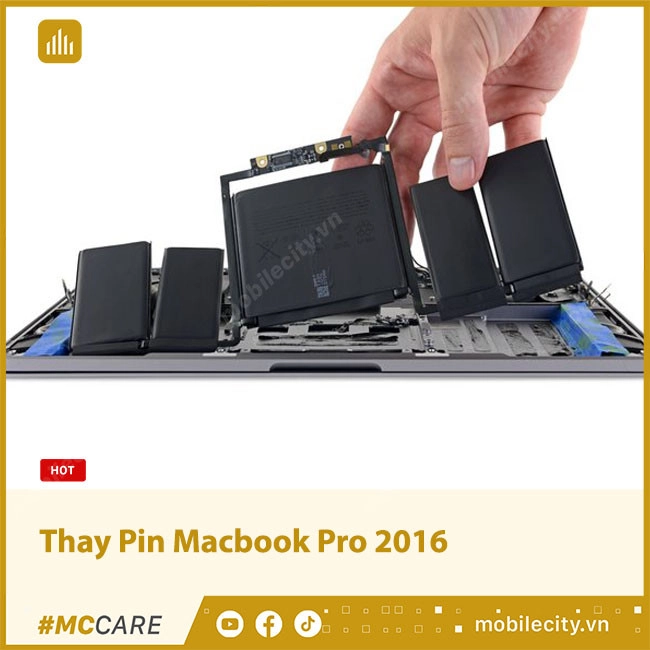 Thay Pin Macbook Pro 2016