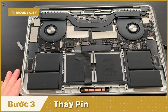 Thay Pin cho Macbook Pro 2017