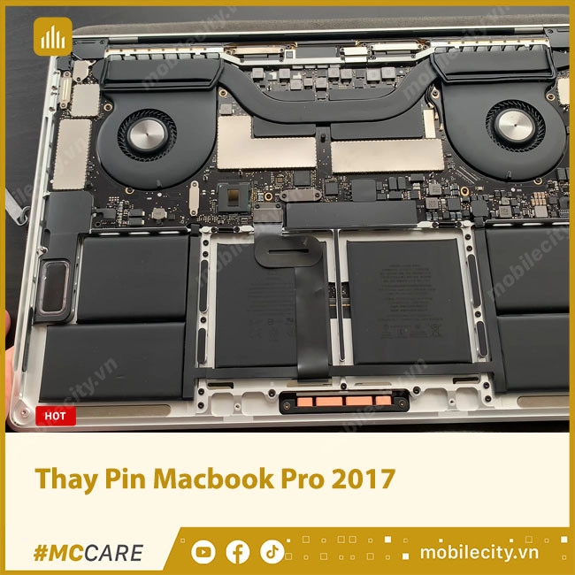 Thay Pin Macbook Pro 2017