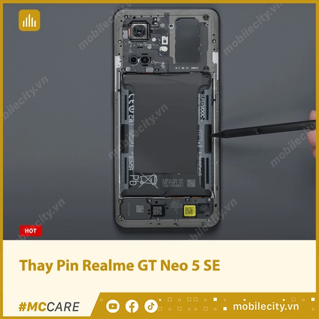 Thay Pin Realme GT Neo 5 SE