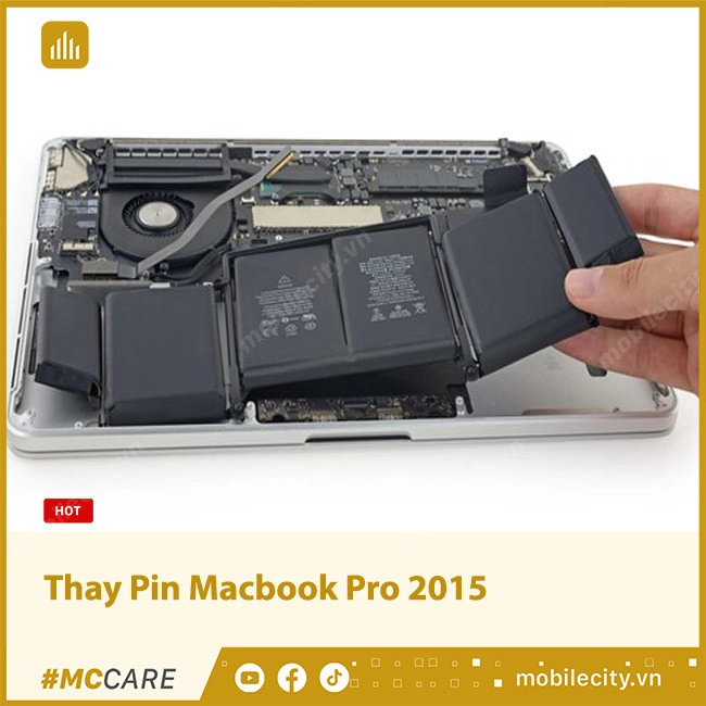 Thay Pin Macbook Pro 2015