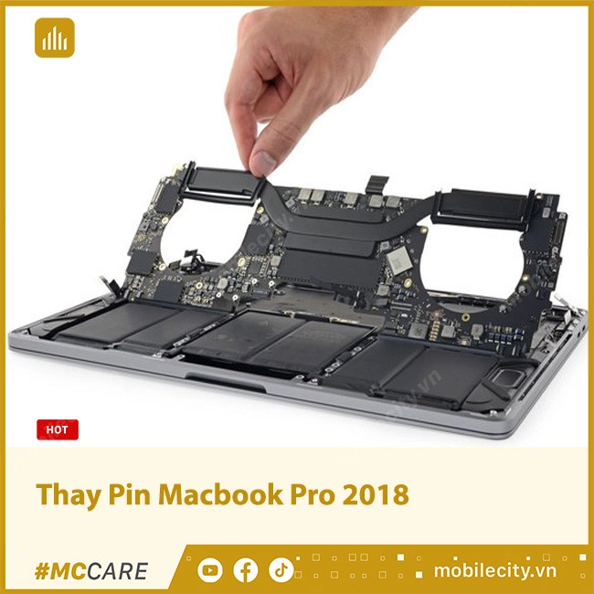 Thay Pin Macbook Pro 2018