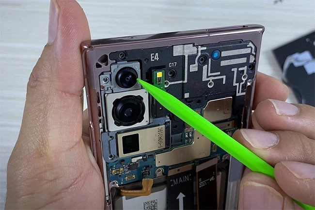 Nguyên nhân Galaxy Note 20 Ultra bị lỗi, hỏng camera 