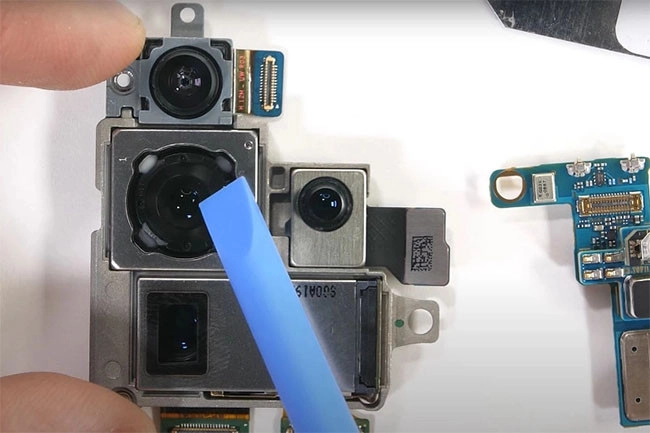 Biểu hiện khi Samsung Galaxy S20 Ultra hỏng camera trước, sau