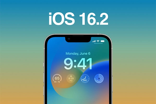 Nâng cấp lên phiên bản iOS 16.2 của Apple