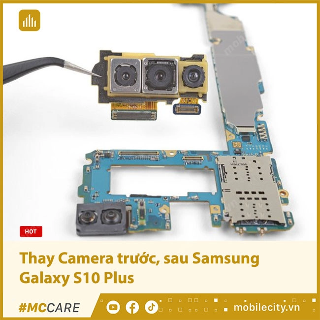 Thay Camera trước, sau Samsung Galaxy S10 Plus