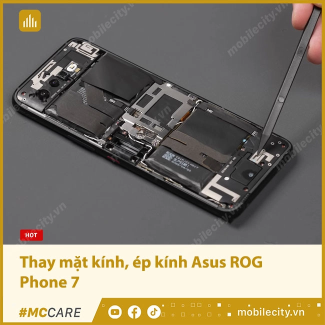 Thay mặt kính, ép kính Asus ROG Phone 7