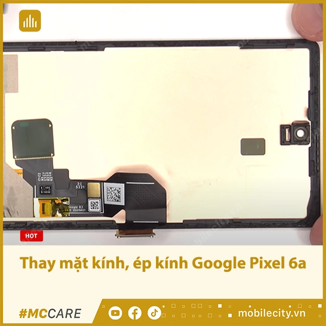 Thay mặt kính, ép kính Google Pixel 6a