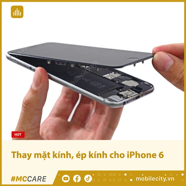 Thay mặt kính, ép kính iPhone 6 | 6S | 6 Plus | 6S Plus