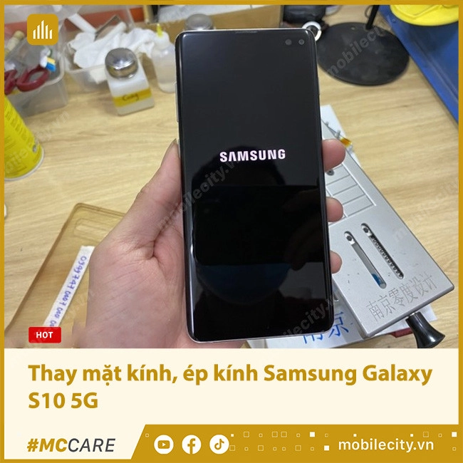 Thay mặt kính, ép kính Samsung Galaxy S10 5G