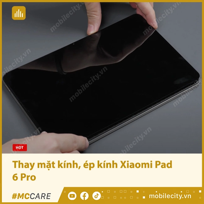 Thay mặt kính, ép kính Xiaomi Pad 6 Pro