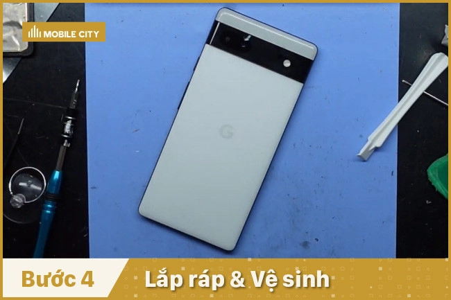 thay-mat-kinh-sau-google-pixel-6a-lap-rap-va-ve-sinh