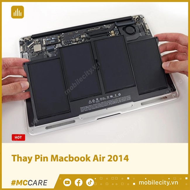 Thay Pin Macbook Air 2014