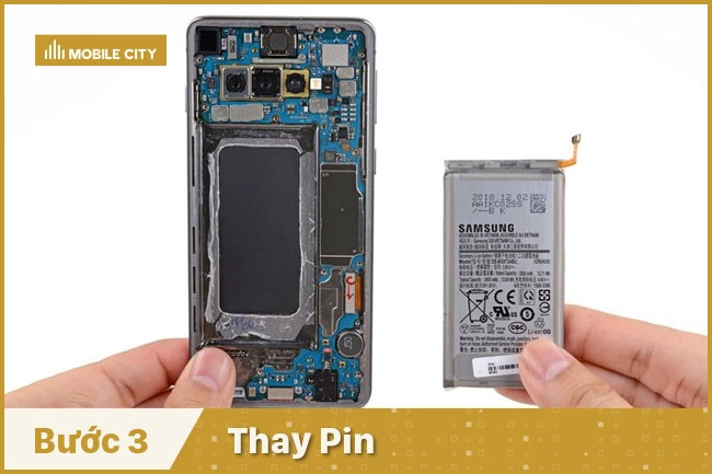 Thay Pin cho Samsung Galaxy S10