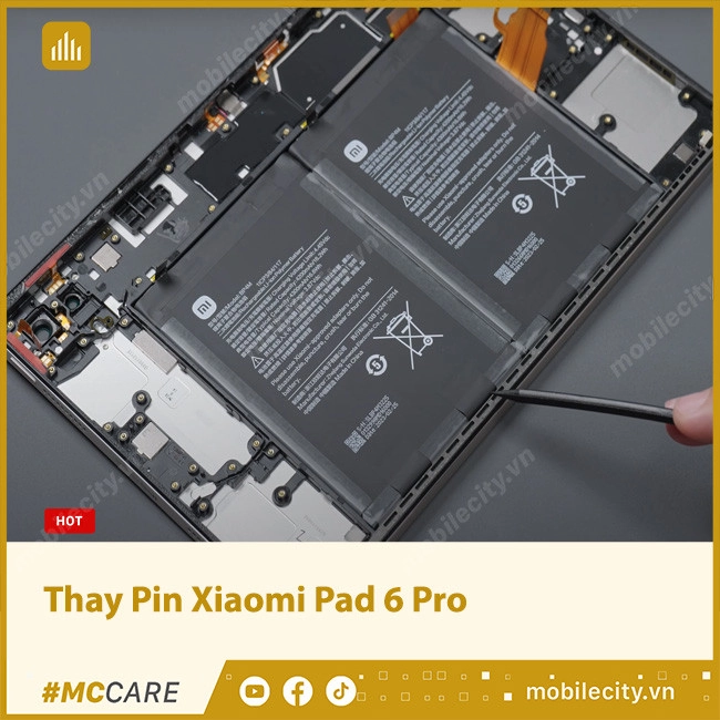 Thay Pin Xiaomi Pad 6 Pro
