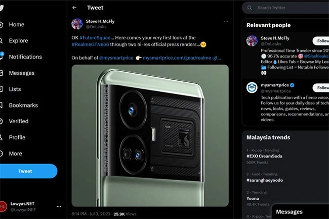 Realme GT Neo 6 có thể sắp ra mắt thời gian tới