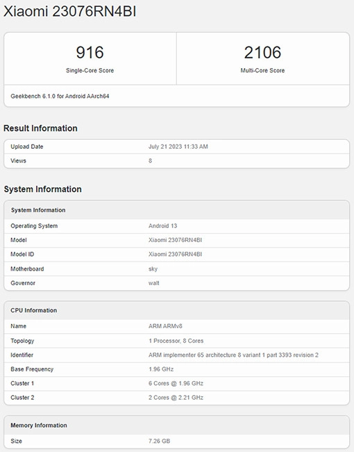 redmi-12-5g-ra-mat-diem-chuan-tren-geekbench