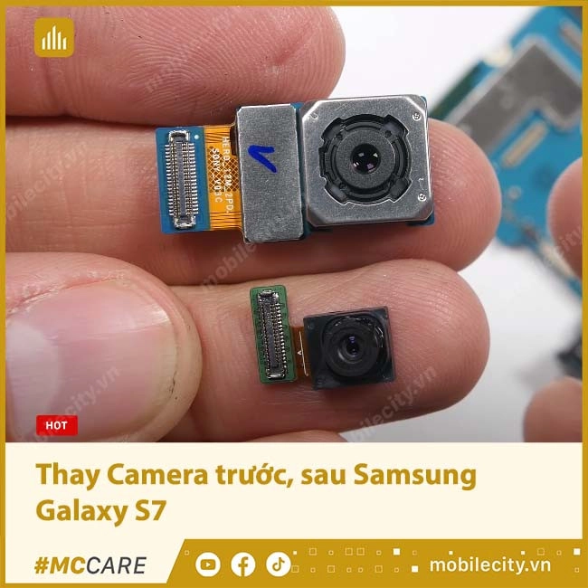 Thay Camera Samsung Galaxy S7 Chính hãng, giá rẻ tại Hà Nội, Đà Nẵng, Tp.HCM