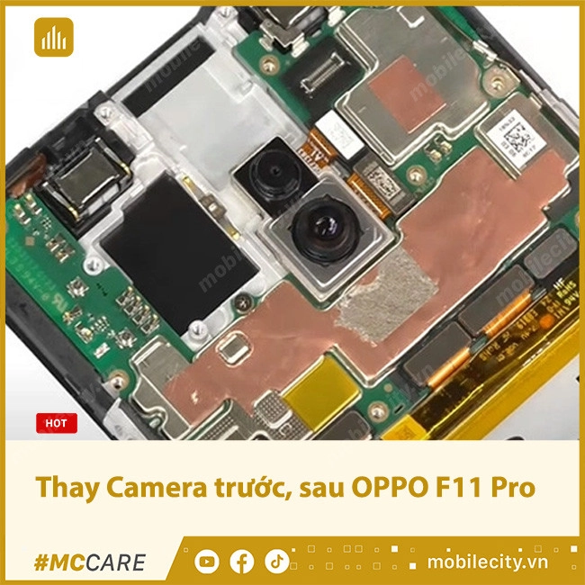 Thay Camera trước, sau OPPO F11 Pro