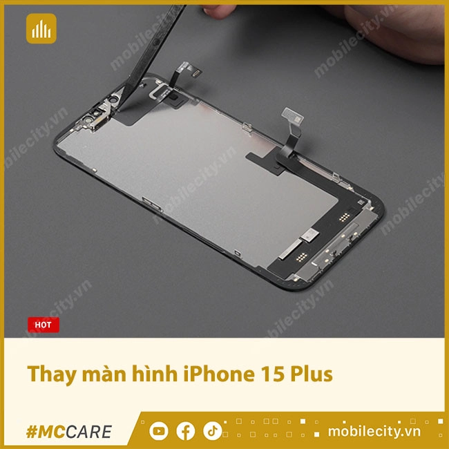 Thay màn hình iPhone 15 Plus - Chính hãng