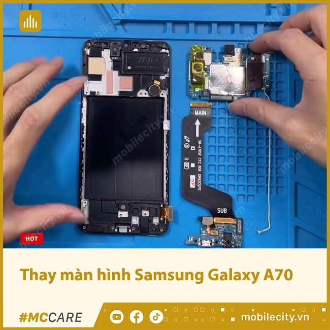 Thay màn hình Samsung Galaxy A70