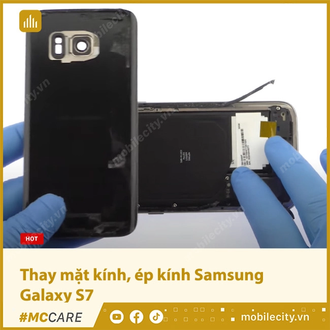 Thay mặt kính, ép kính Samsung Galaxy S7