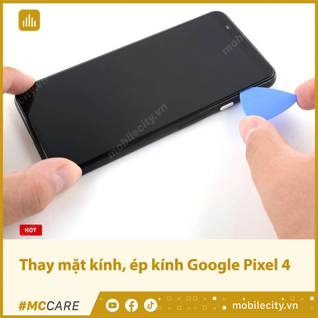 Thay mặt kính, ép kính Google Pixel 4