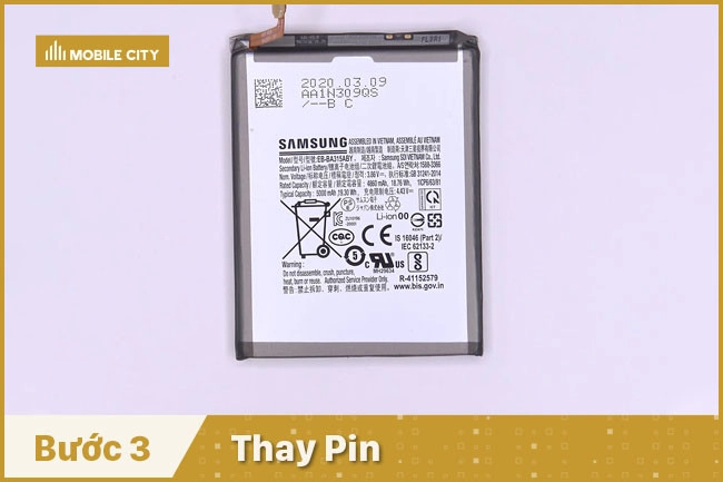 Thay Pin cho Samsung Galaxy A31